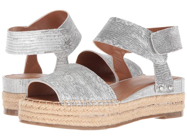 Franco Sarto Oak By Sarto (silver) Women's Sandals