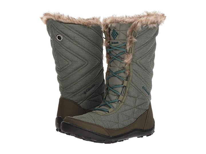 Columbia Minx Mid Iii Santa Fe (mosstone/deep Wave) Women's Cold Weather Boots