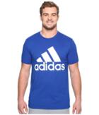 Adidas Big Tall Badge Of Sport Classic Tee (collegiate Royal/white) Men's T Shirt