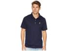 Toes On The Nose 2 Foot Putt Short Sleeve Polo (navy) Men's Short Sleeve Pullover