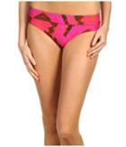 Prana Ramba Bottom (neon Berry Scallop) Women's Swimwear
