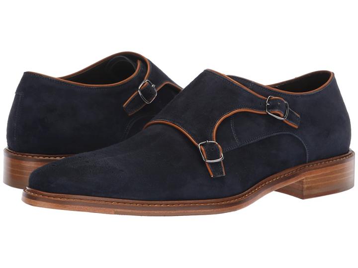 Bruno Magli Joseph (navy Suede) Men's Shoes