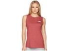 The North Face Americana Track Tank Top (cardinal Red Heather) Women's Sleeveless