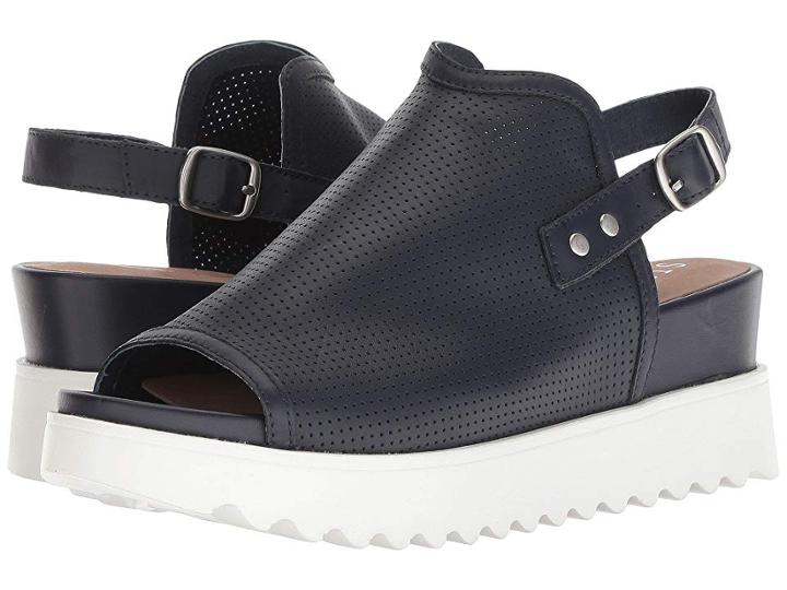 Steven Nc-kalo (navy Leather) Women's Shoes