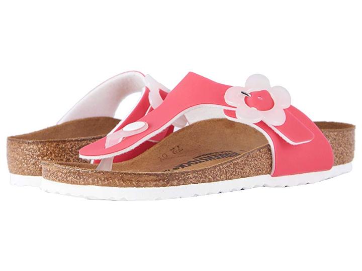 Birkenstock Kids Gizeh (little Kid/big Kid) (candy Pink Birko-flor) Girls Shoes