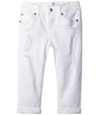 7 For All Mankind Kids Josefina Boyfriend Jeans In Destructed White (big Kids) (destructed White) Girl's Jeans