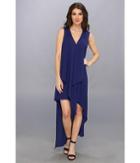 Bcbgmaxazria Tara High-low Maxi Dress (orient Blue) Women's Dress