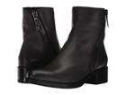 Frye Demi Zip Bootie (charcoal Polished Soft Full Grain) Women's Boots