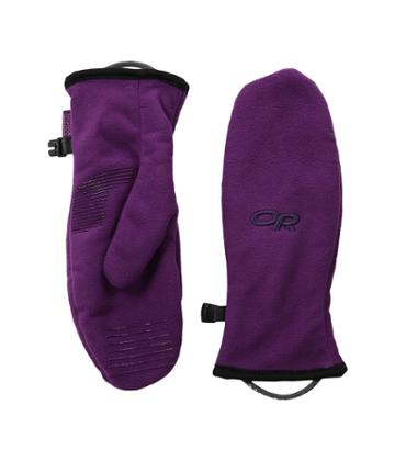 Outdoor Research Fuzzy Mittens (little Kid) (orchid) Extreme Cold Weather Gloves