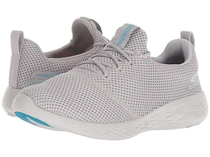 Skechers Go Run 600 15076 (gray/blue) Women's Running Shoes