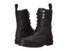Dr. Martens Arun Fold Down Boot (black Burnished Wyoming) Men's Lace-up Boots