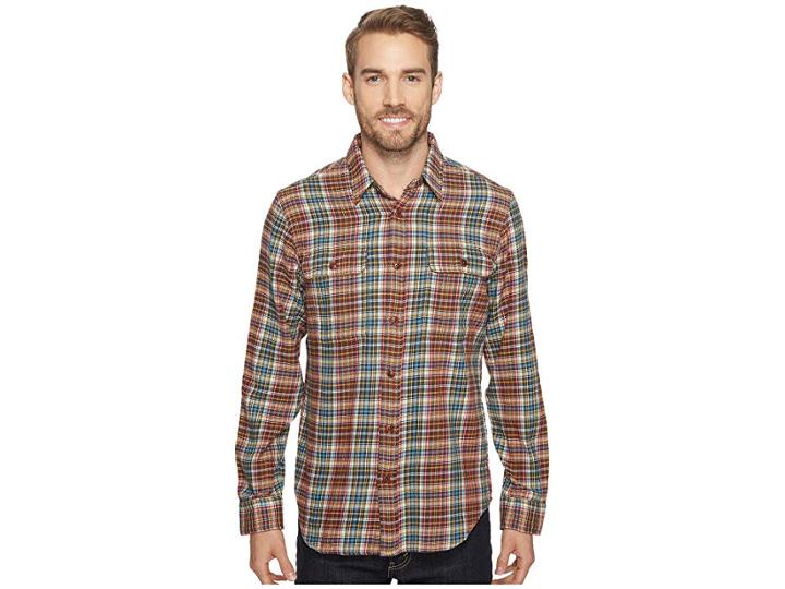 Filson Scout Shirt (black/red/cream Plaid) Men's Clothing