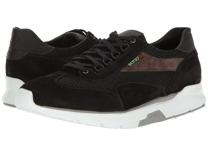Mephisto Erik Air (black/dark Grey Suede/black Polo/air) Men's Lace Up Casual Shoes