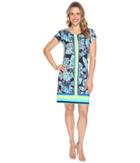 Hatley Tee-shirt Dress (kauai Floral Rainforest) Women's Dress