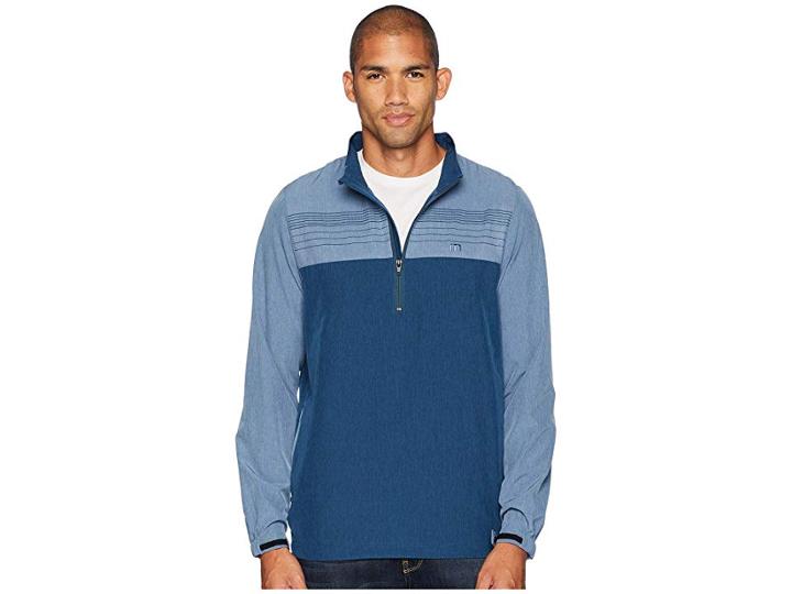 Travismathew Vandenburg Jacket (heather Blue Wing Teal) Men's Coat