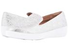 Fitflop Audrey Python Print Smoking Slippers (urban White) Women's  Shoes