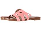 Sam Edelman Bay (sugar Pink Vaquero Saddle Leather) Women's Slide Shoes