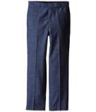 Calvin Klein Kids Plain Weave Slub Pants (big Kids) (medium Blue) Boy's Casual Pants