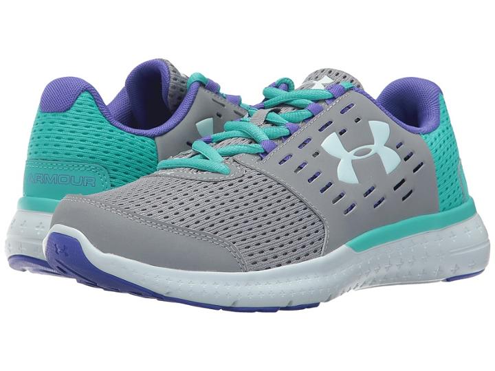 Under Armour Kids Ua Ggs Micro G Motion (big Kid) (steel/neptune/skylight) Girls Shoes