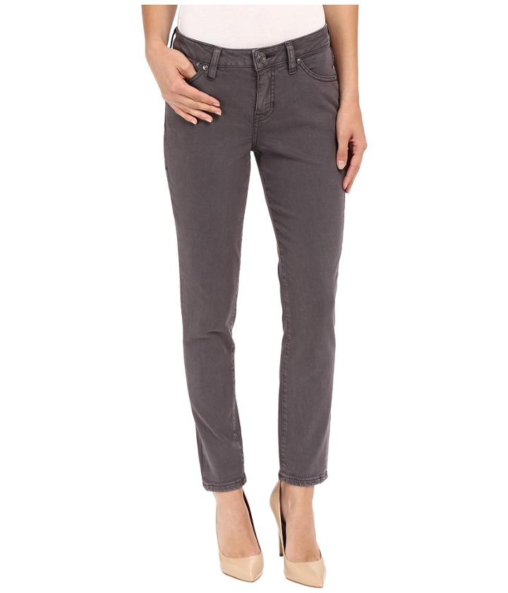 Jag Jeans Penelope Slim Ankle Supra Colored Denim In Coal (coal) Women's Jeans