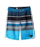 Quiksilver Kids Eye Scallop Boardshorts (big Kids) (atomic Blue) Boy's Swimwear