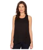 Karen Kane Asymmetric Side-drape Top (black) Women's Clothing