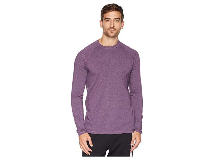 Tasc Performance Carrollton Long Sleeve Shirt (eclipse Heather) Men's Long Sleeve Pullover