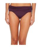 Bleu Rod Beattie Kore Sarong Hipster Bikini Bottom (aubergine) Women's Swimwear