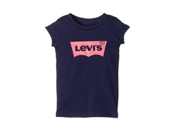 Levi's(r) Kids Short Sleeve Batwing Tee (toddler) (peacoat) Girl's T Shirt