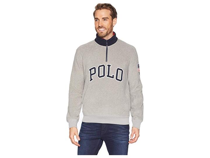 Polo Ralph Lauren Polar Fleece 1/2 Zip (andover Heather) Men's Clothing