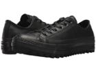 Converse Chuck Taylor(r) All Star Lift Ripple Ox (black/black/black) Women's Classic Shoes