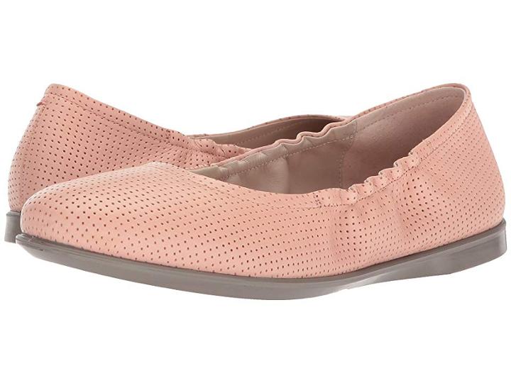 Ecco Incise Enchant Ballerina (muted Clay) Women's Flat Shoes