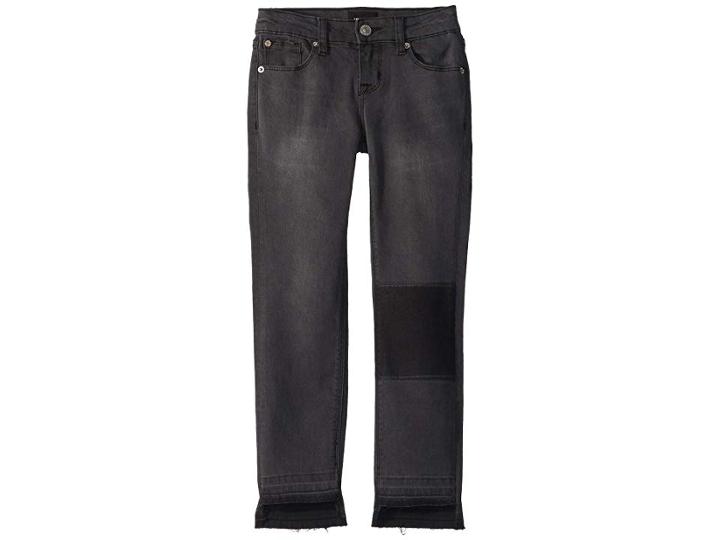 Hudson Kids Ankle Skinny With Hi-lo Released Hem In Bowery Wash (big Kids) (bowery Wash) Girl's Jeans