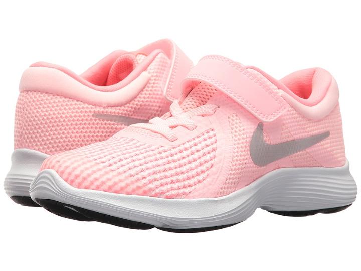 Nike Kids Revolution 4 (little Kid) (arctic Punch/metallic Silver) Girls Shoes