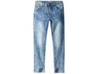 7 For All Mankind Kids Skinny Stretch Denim Jeans In Authentic Sonar (big Kids) (authentic Sonar) Girl's Jeans