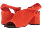 Sigerson Morrison Lenny (orange Soft Suede) Women's Shoes