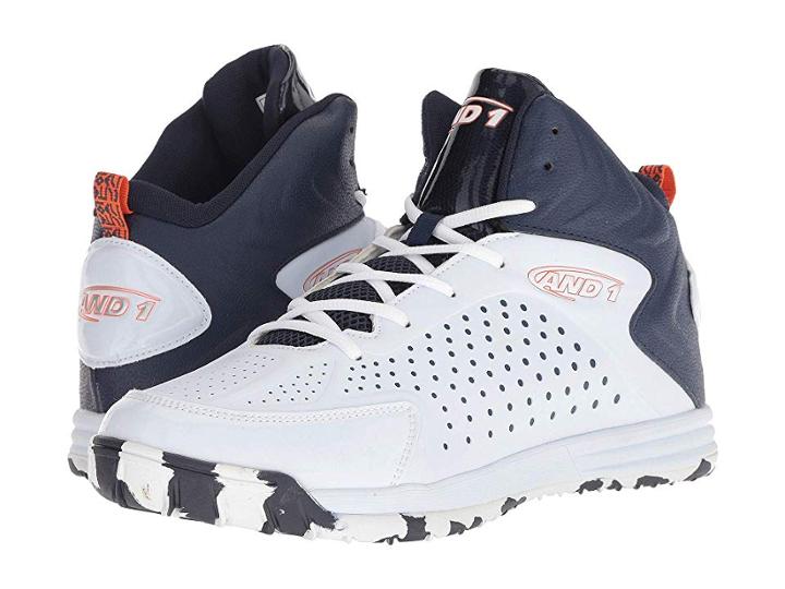 And1 Tipoff (white/peacoat/flame) Men's Basketball Shoes