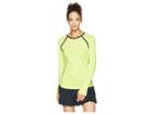Eleven By Venus Williams Tangle Long Sleeve (lime Popsicle) Women's Clothing