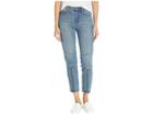 Juicy Couture Moto Girlfriend Jeans W/ Front Zips (desert Wash) Women's Jeans