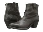 Frye Leslie Artisan Short (charcoal Washed Vintage) Cowboy Boots