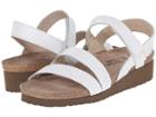Naot Kayla (white Snake Leather) Women's Sandals
