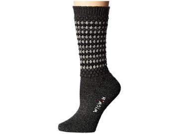 Wigwam Jacy (black) Women's Crew Cut Socks Shoes