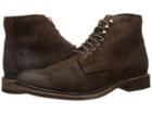 Frye Jack Lace Up (dark Brown Waxed Suede) Men's Lace-up Boots