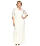 Kiyonna Elegant Aisle Wedding Dress (ivory) Women's Dress