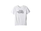The North Face Kids Short Sleeve Graphic Tee (little Kids/big Kids) (tnf White/tnf White/tnf Black (prior Season)) Boy's Clothing