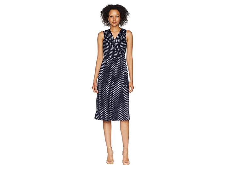American Rose Tori Polka Dot Jumpsuit (navy/white) Women's Jumpsuit & Rompers One Piece