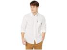 Ben Sherman Long Sleeve Diamond Geo Print Shirt (white) Men's Long Sleeve Button Up