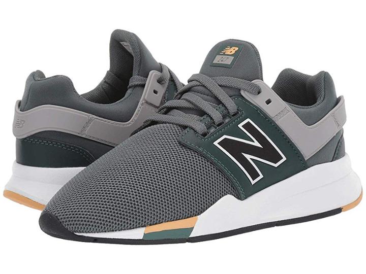 New Balance Kids Gs247v2 (big Kid) (faded Rosin/gold Dust) Boys Shoes