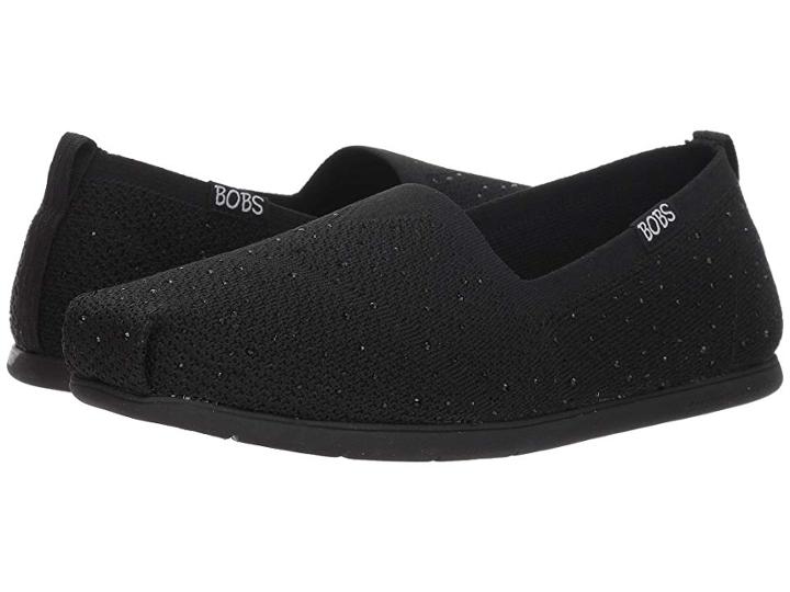 Bobs From Skechers Plush Lite (black/black 2) Women's  Shoes