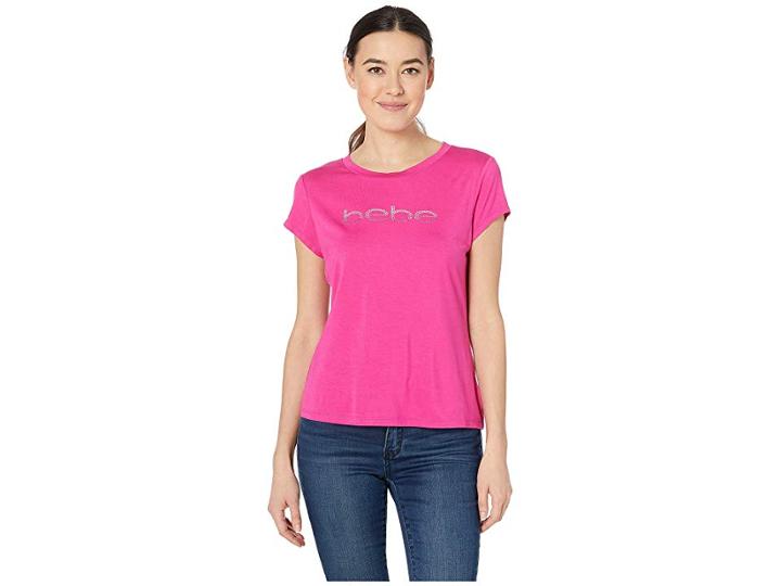 Bebe Dallas W/ Vertical Ombre Logo (very Berry) Women's Clothing